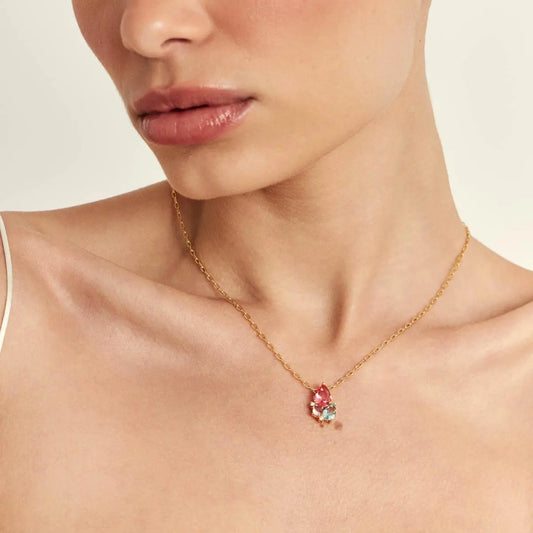 Crystal Cascade Necklace