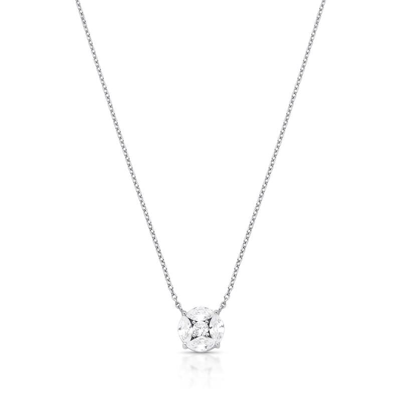 Halo Crystal Necklace