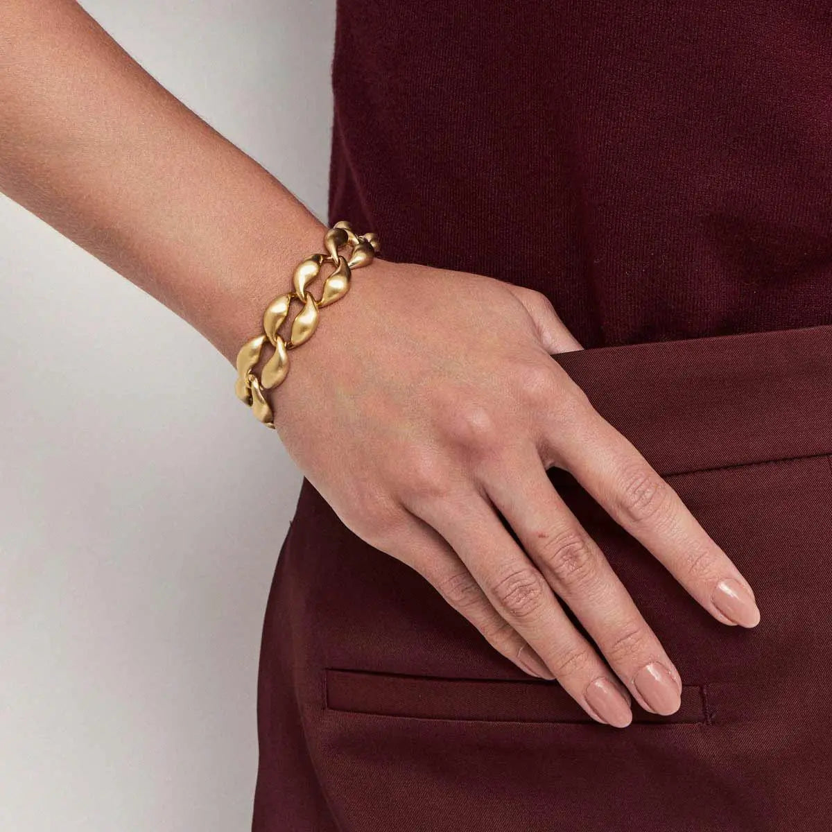 Velour Oval Bracelet