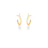 Pearl Arc Hoops