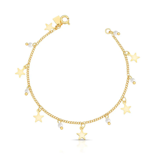 Celestial Pearl Bracelet