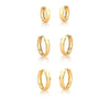 Golden Essentials Hoop Set