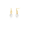 Golden Weave Pearl Drops