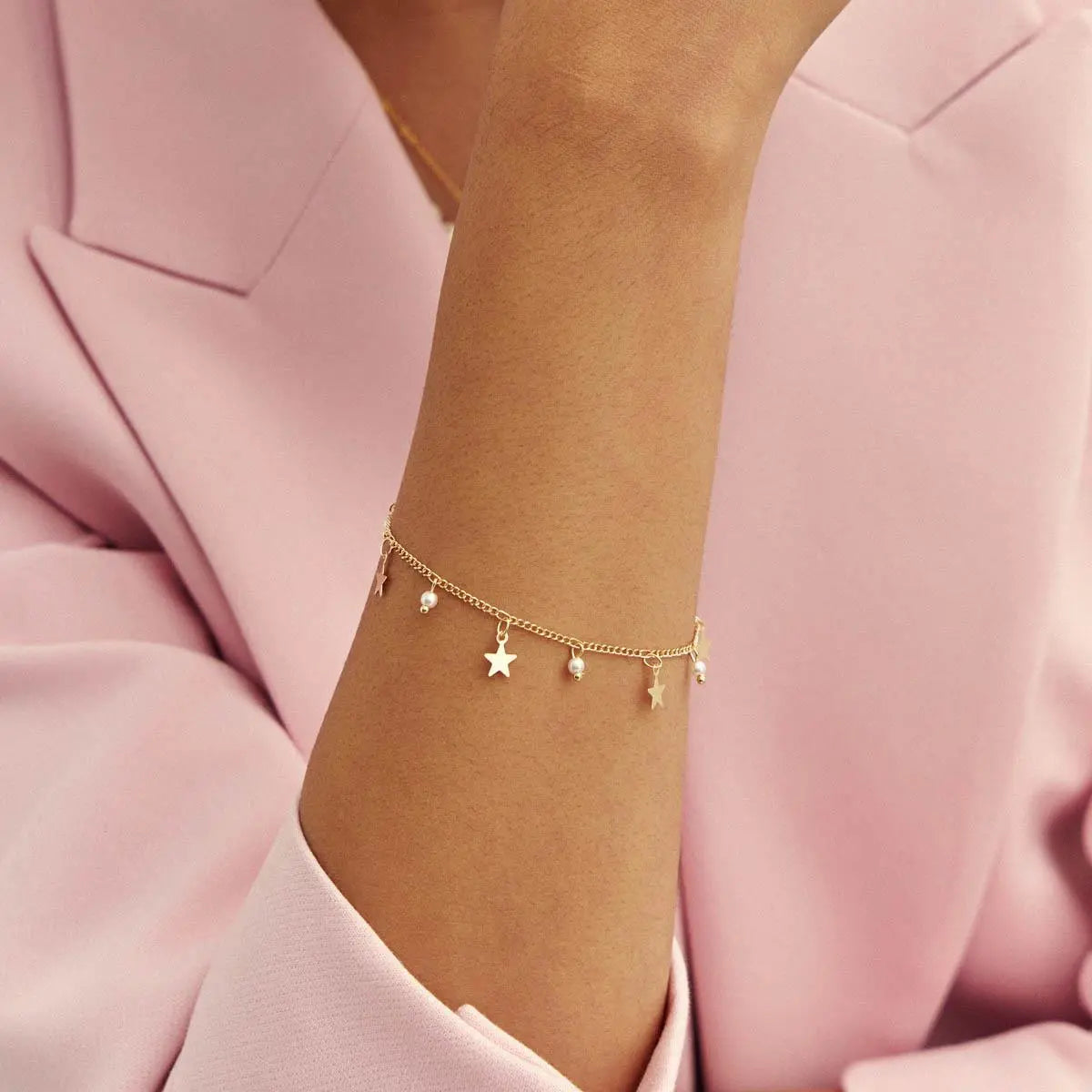 Celestial Pearl Bracelet