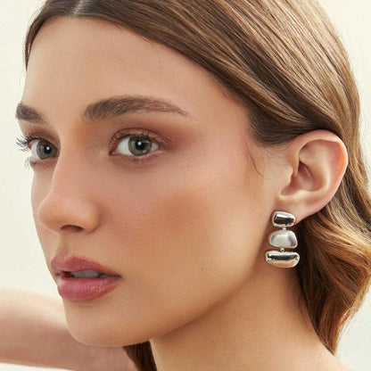 Silver Bond Earrings