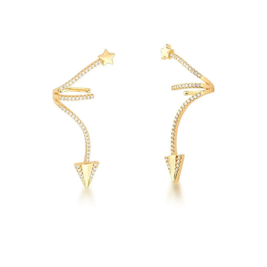 Cosmic Arrow Ear Cuff