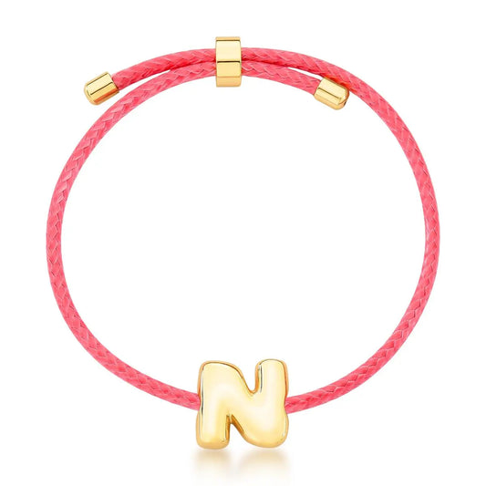Initial N Charm Bracelet