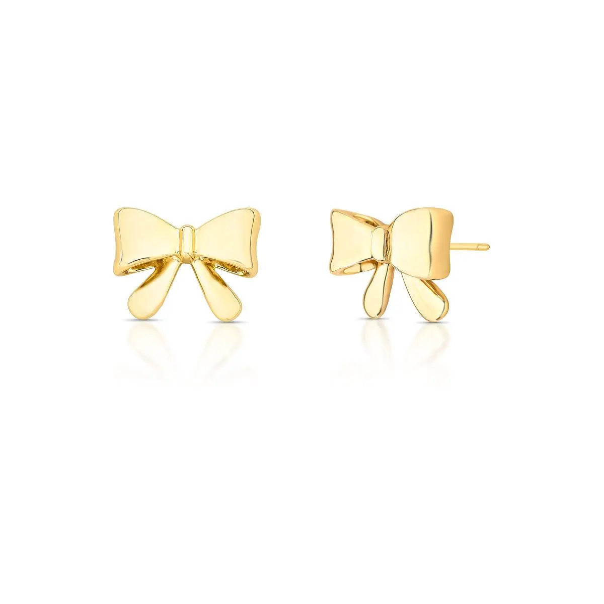 Golden Bow Earrings