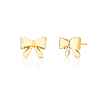 Golden Bow Earrings