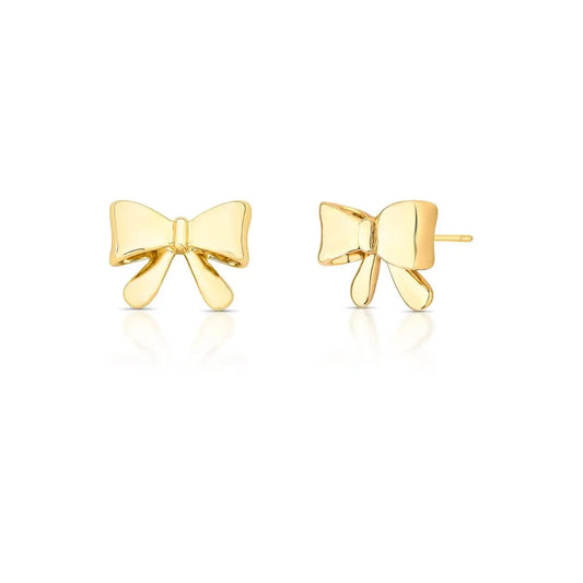 Golden Bow Earrings