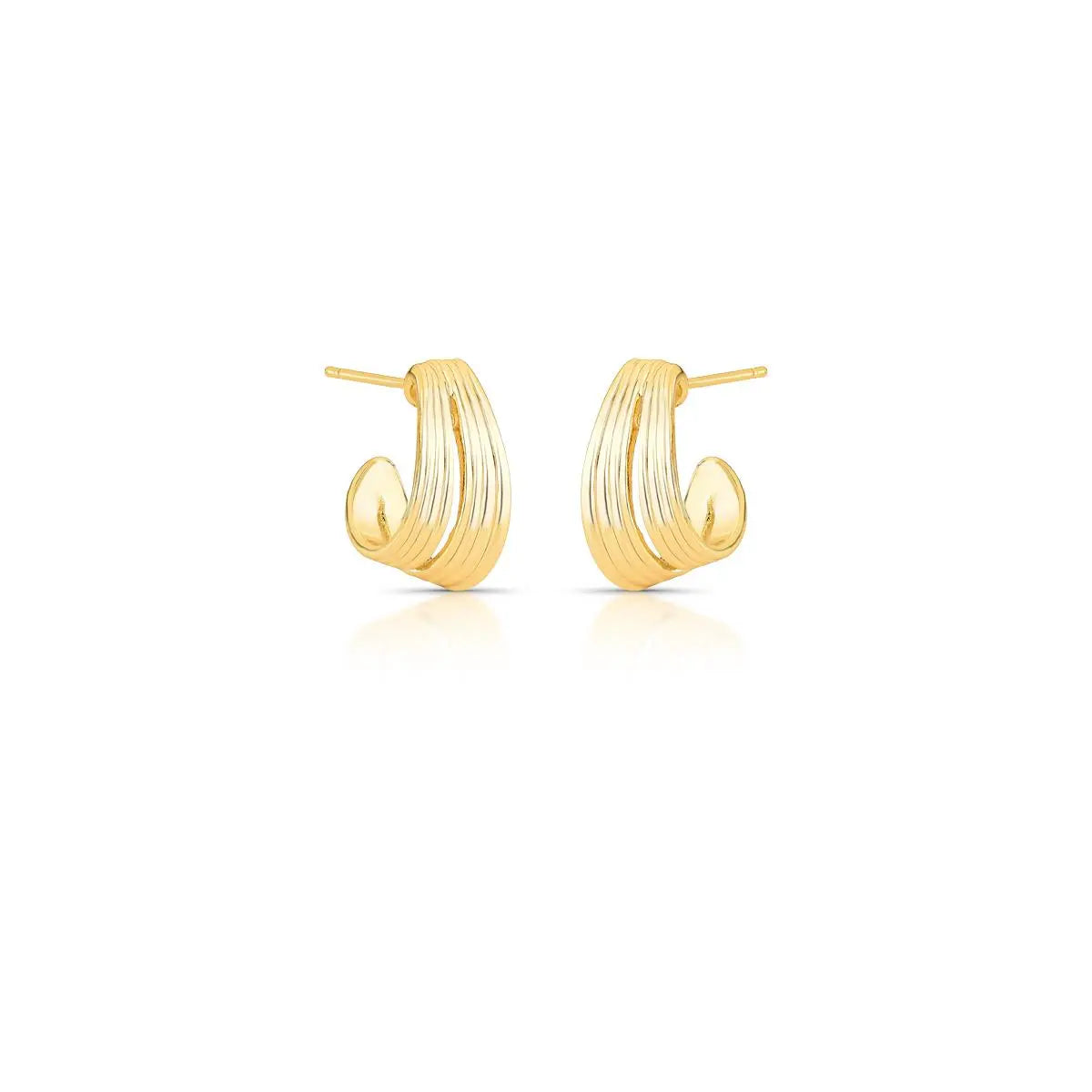 Golden Wave Earrings
