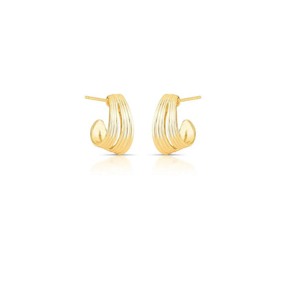 Golden Wave Earrings