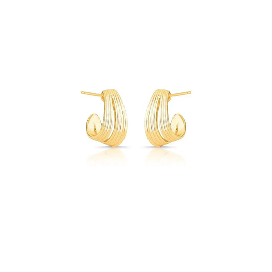 Golden Wave Earrings