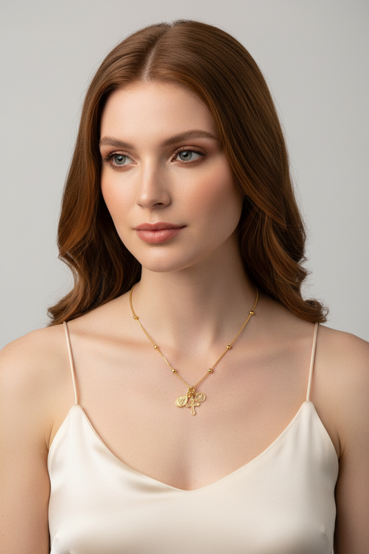 Sacred Symbols Necklace - Adjusted Size